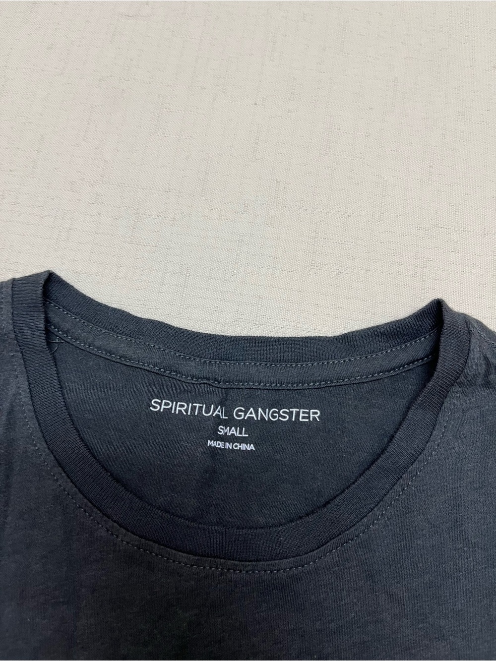 Spiritual Gangster S vintage black Trust The Universe muscle tank - Picture 5 of 12